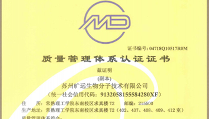 喜大普奔！！！我司通过ISO9001质量系统认证